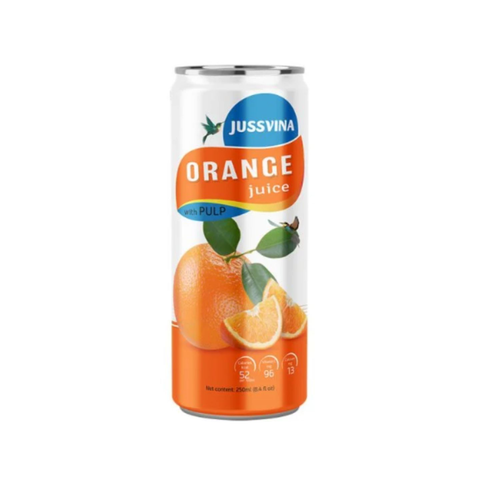 Jussvina Orange Juice With Pulp 230ml